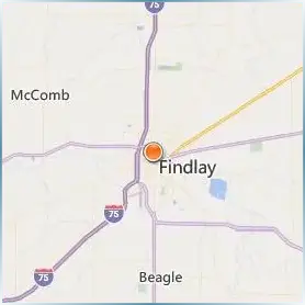 The University of Findlay Location Map The University of Findlay Location Map