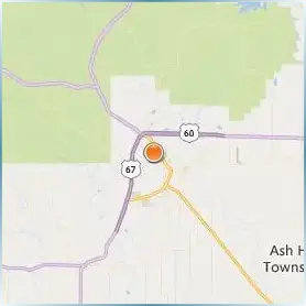 Three Rivers College Location Map