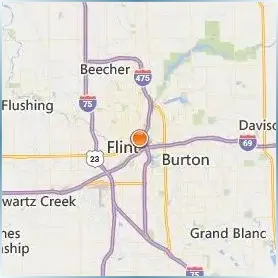 University of Michigan Flint Location Map University of Michigan Flint Location Map