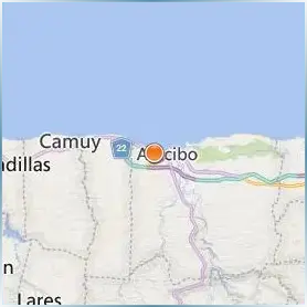 University of Puerto Rico Arecibo Location Map