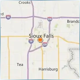 University of Sioux Falls Location Map University of Sioux Falls Location Map