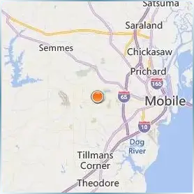 University of South Alabama Location Map University of South Alabama Location Map