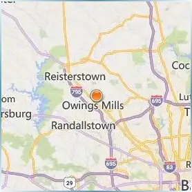 Stevenson University Location Map