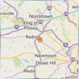 Villanova University Location Map Villanova University Location Map