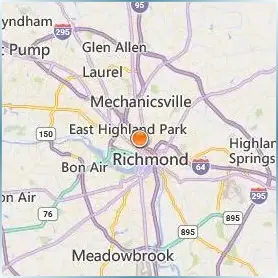 Virginia Union University Location Map