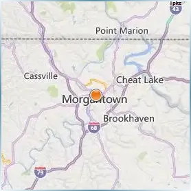West Virginia University Location Map West Virginia University Location Map