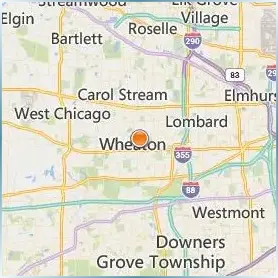 Wheaton College Location Map Wheaton College Location Map