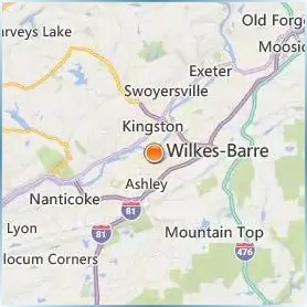 Wilkes University Location Map