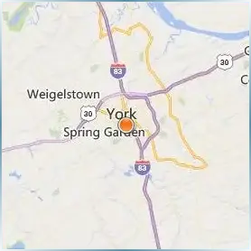 York College of Pennsylvania Location Map York College of Pennsylvania Location Map