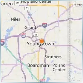 Youngstown State University Location Map Youngstown State University Location Map